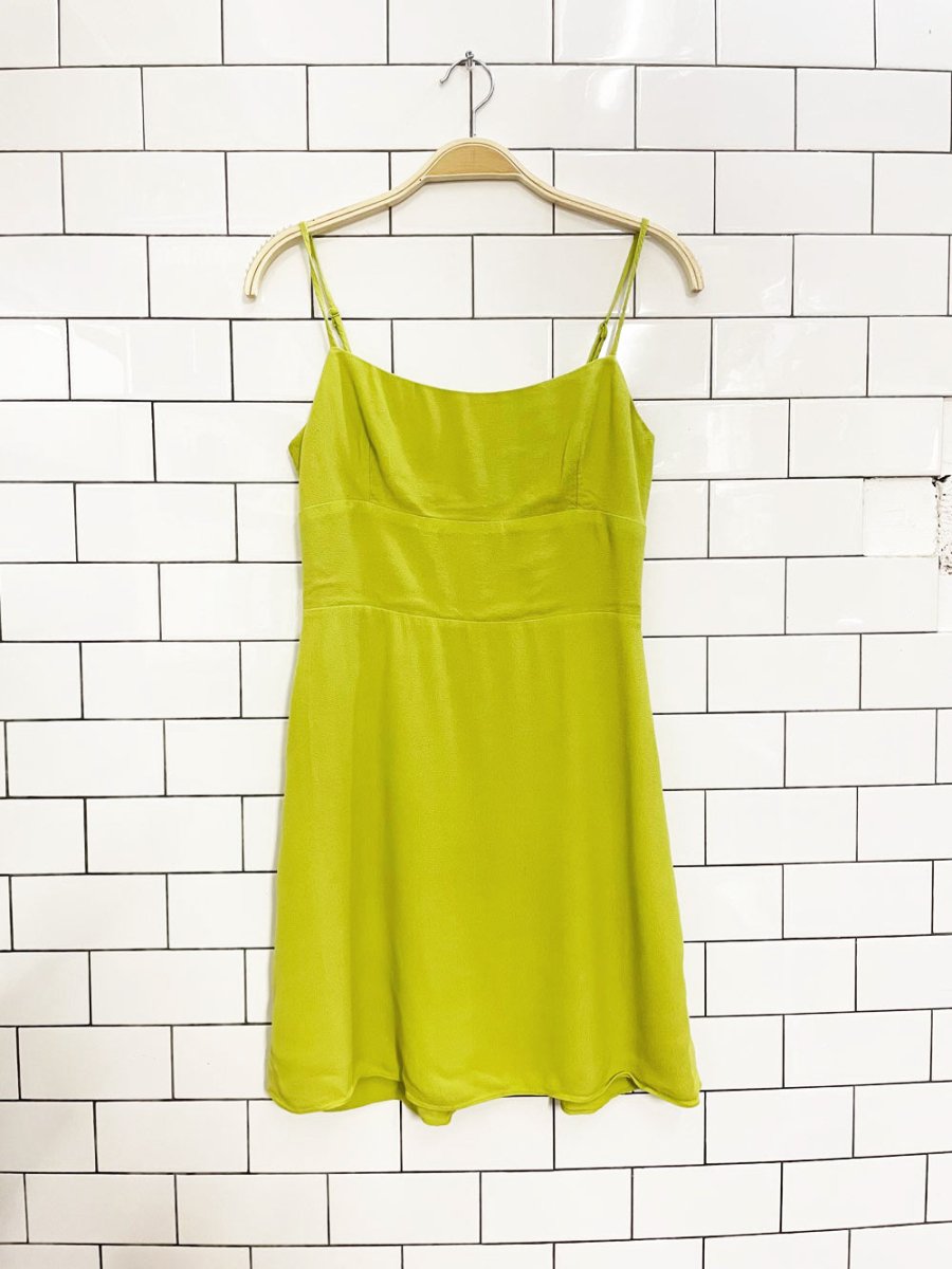 sunday best jackson lime green mini dress | aritzia - good market thrift store