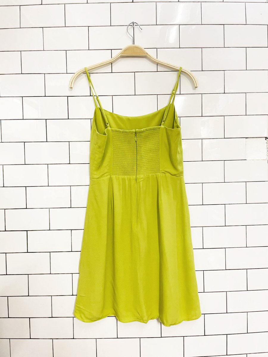 sunday best jackson lime green mini dress | aritzia - good market thrift store