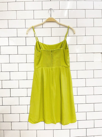 sunday best jackson lime green mini dress | aritzia - good market thrift store