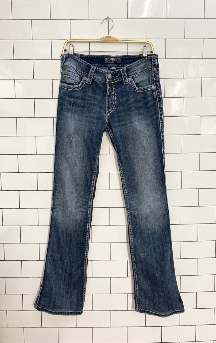 y2k silver suki surplus bootcut jeans - good market thrift store