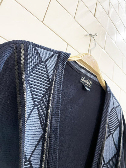 vintage arnold palmer argyle knit dad cardigan - good market thrift store