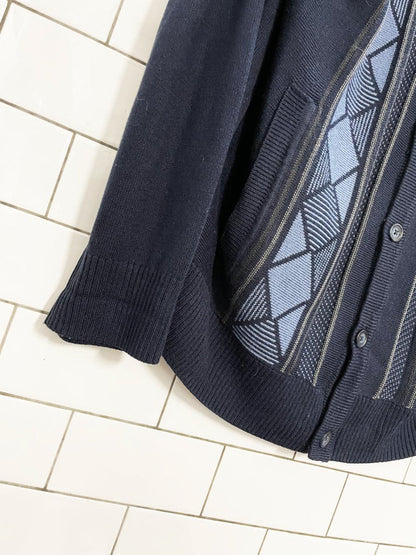 vintage arnold palmer argyle knit dad cardigan - good market thrift store
