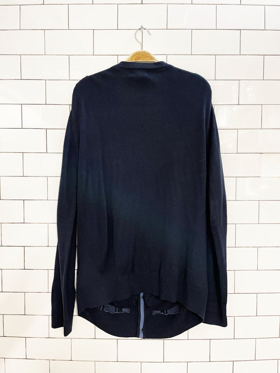 vintage arnold palmer argyle knit dad cardigan - good market thrift store