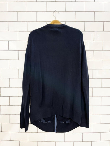 vintage arnold palmer argyle knit dad cardigan - good market thrift store