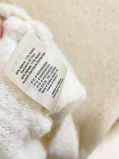 wilfred marseille alpaca - blend boucle knit sweater | aritzia - good market thrift store