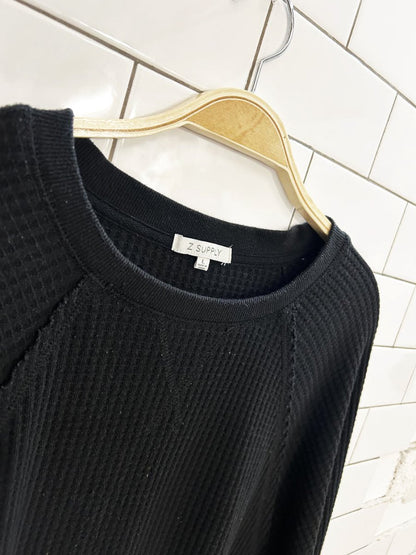 z supply callie rib long sleeve top - good market thrift store