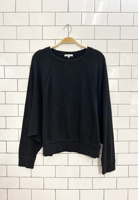 z supply callie rib long sleeve top - good market thrift store
