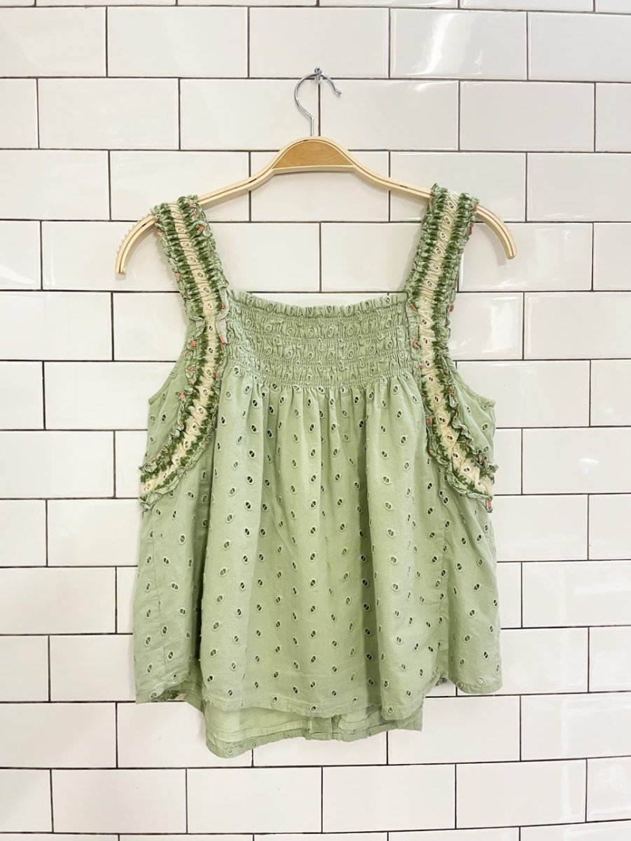 anthropologie forever that girl effie eyelet tank - good market thrift store