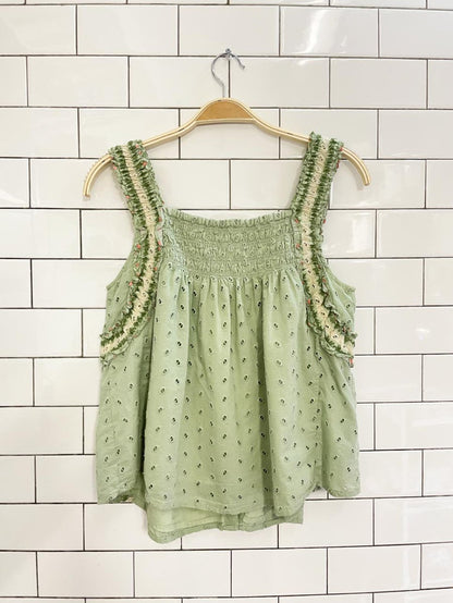 anthropologie forever that girl effie eyelet tank - good market thrift store