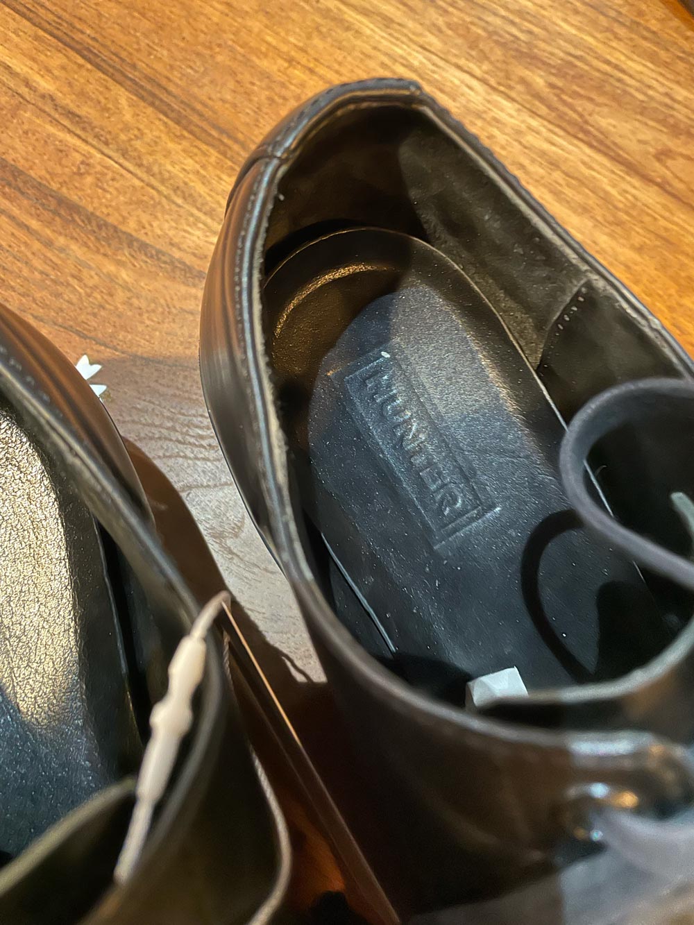 hunter original waterproof wellies derby shoes