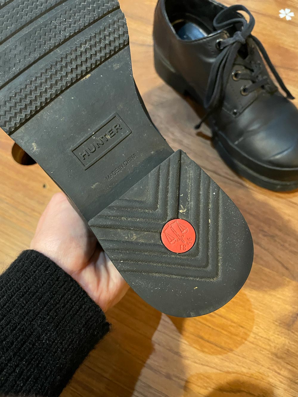 hunter original waterproof wellies derby shoes