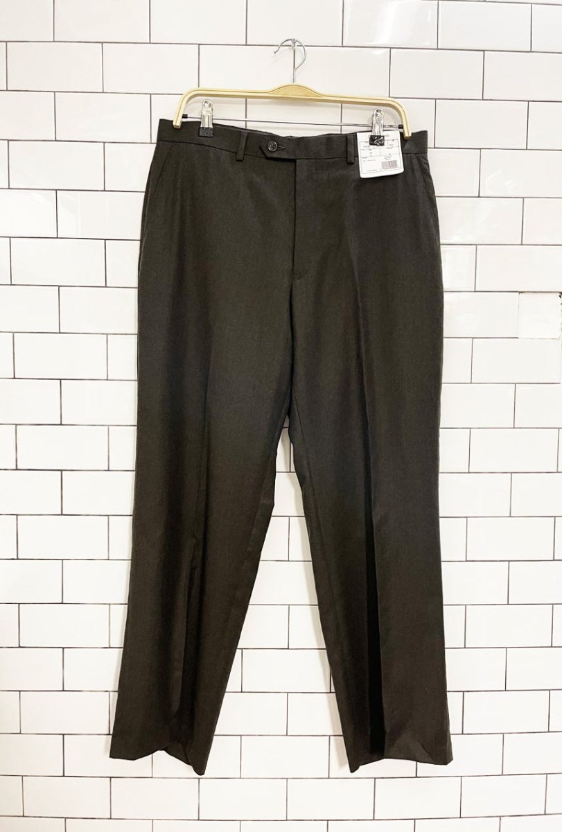nwt calvin klein 100% wool trouser - good market thrift store