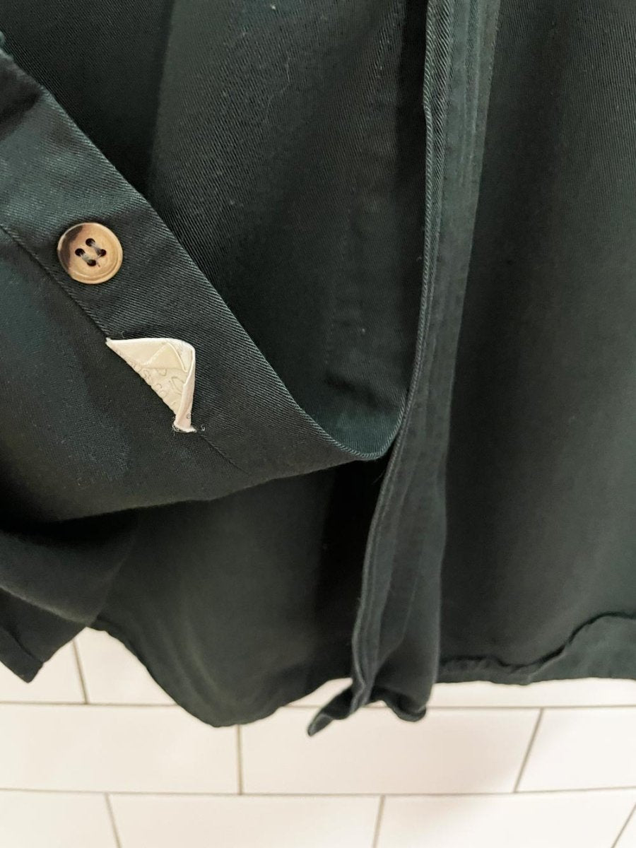 vintage 90s club monaco rayon button down shirt - good market thrift store