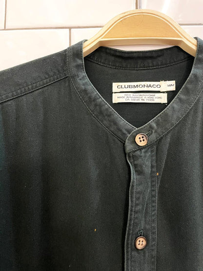 vintage 90s club monaco rayon button down shirt - good market thrift store