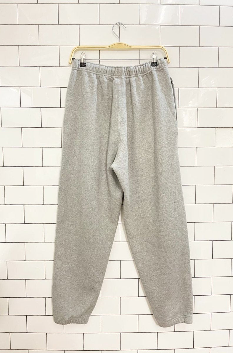 nike minimal swoosh grey joggers - good market thrift store