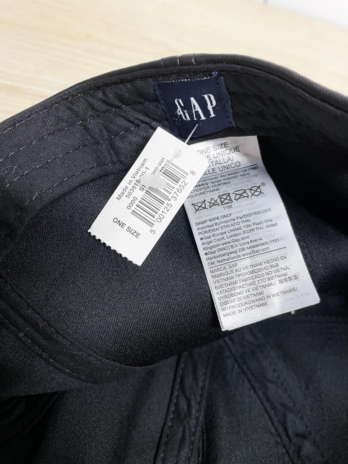 nwt gap faux leather hat
