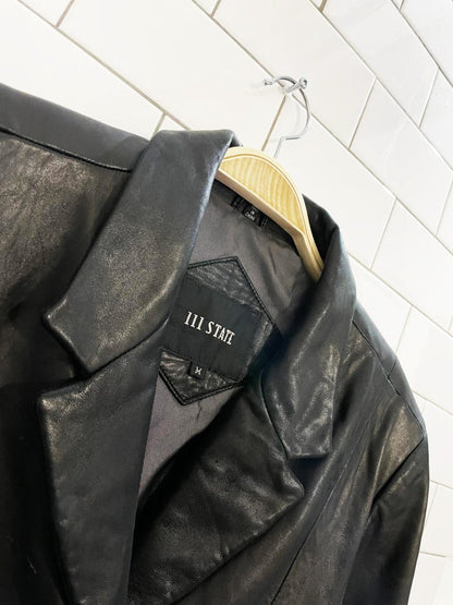 vintage 00s 111 state butter leather jacket | lambskin - good market thrift store