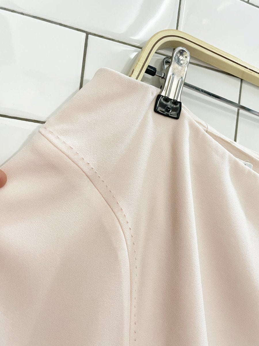 y2k precise petite tulip knee - length skirt - good market thrift store