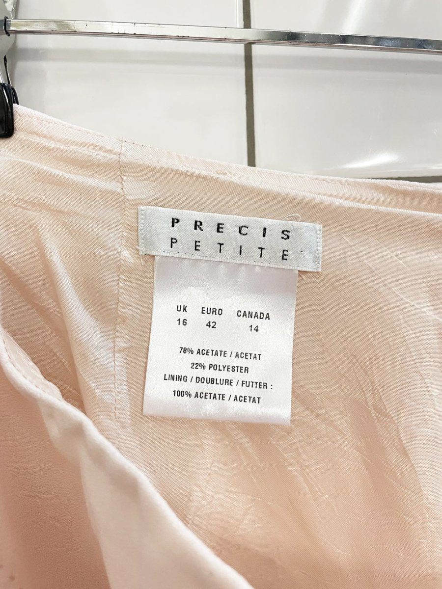 y2k precise petite tulip knee - length skirt - good market thrift store