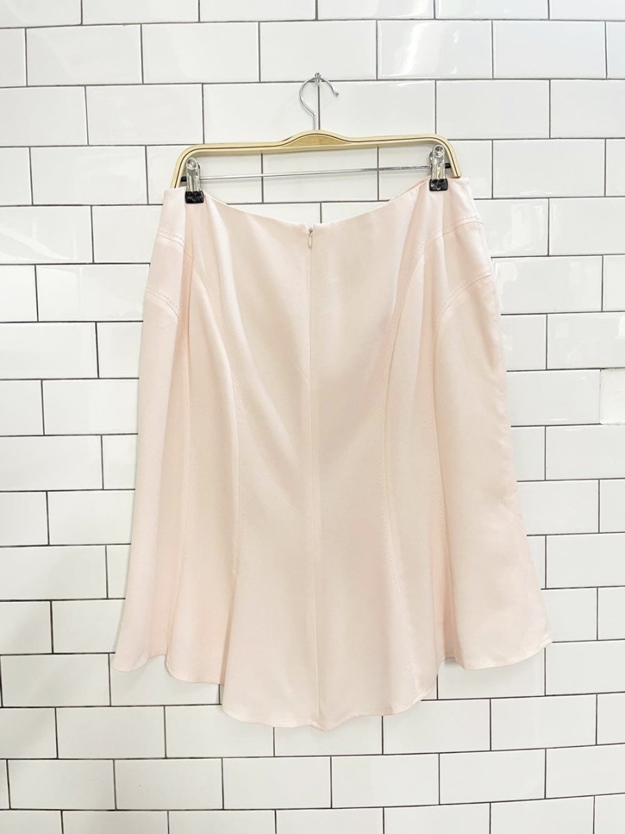 y2k precise petite tulip knee - length skirt - good market thrift store