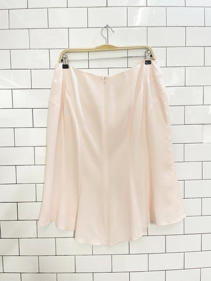 y2k precise petite tulip knee - length skirt - good market thrift store