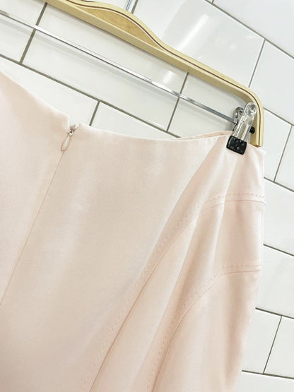 y2k precise petite tulip knee - length skirt - good market thrift store