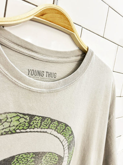 young thug 100% cotton slime lord snake tee - good market thrift store