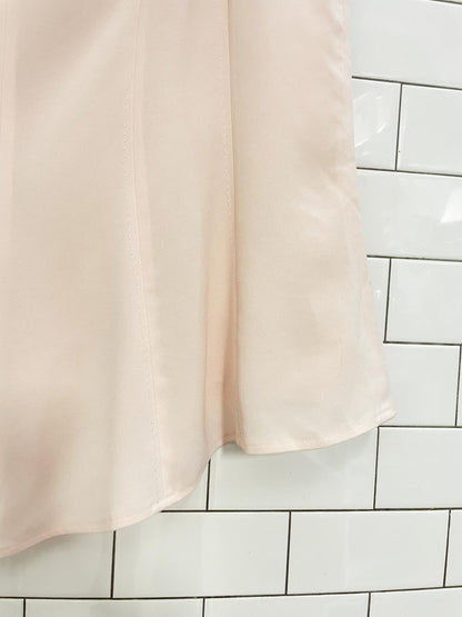 y2k precise petite tulip knee - length skirt - good market thrift store