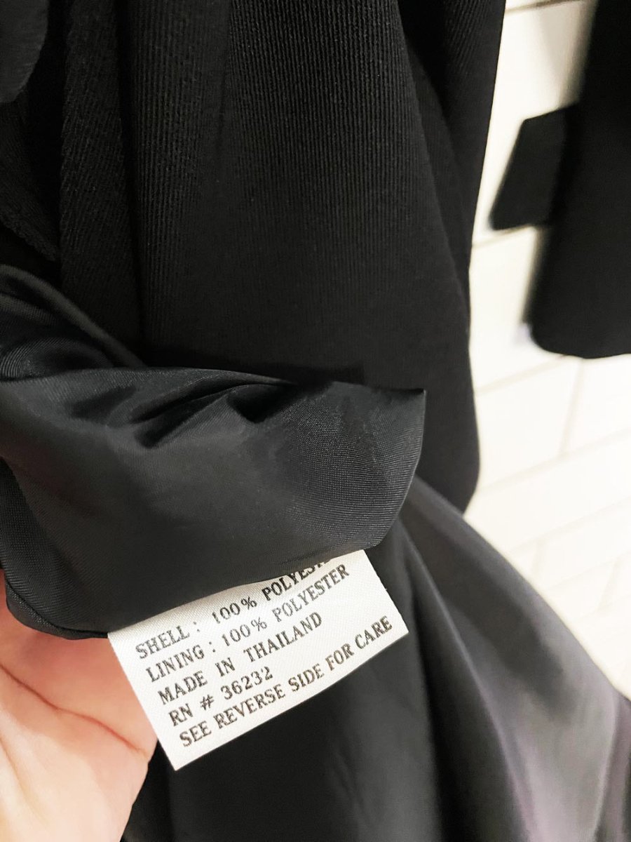 vintage 00s gallery minimal belted trench coat - good market thrift store