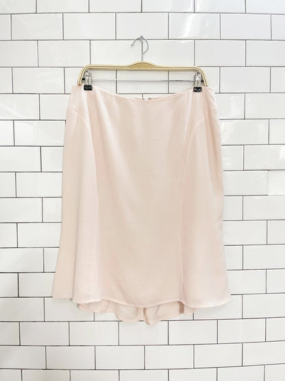 y2k precise petite tulip knee - length skirt - good market thrift store