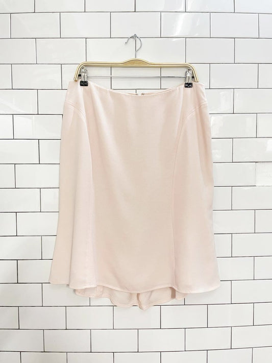 y2k precise petite tulip knee - length skirt - good market thrift store