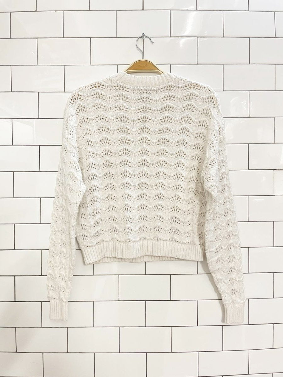 hollister wave sunrise knit summer sweater - good market thrift store