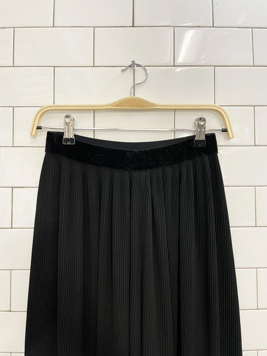 zara crinkle chiffon wide leg crop palazzo pants - good market thrift store