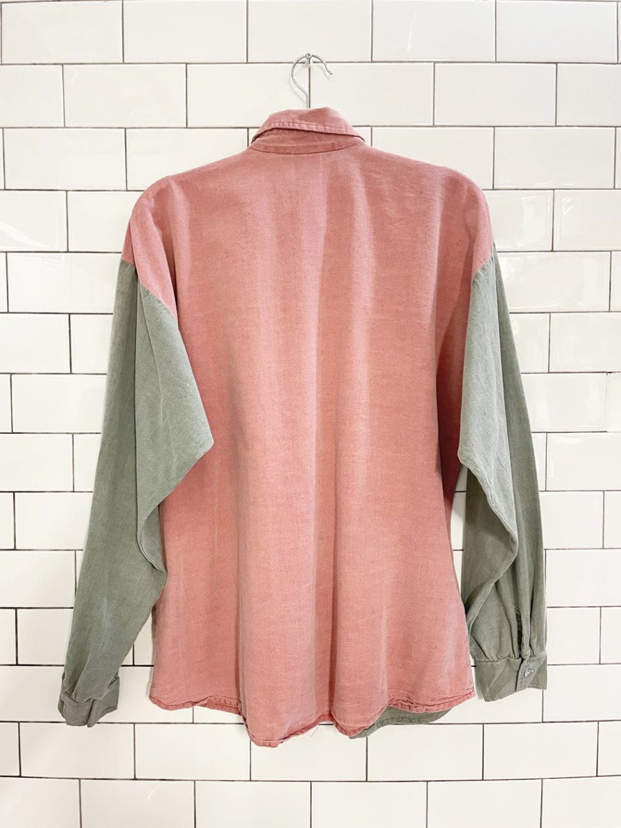 vintage 80s roper zig zag placket western shirt - good market thrift store