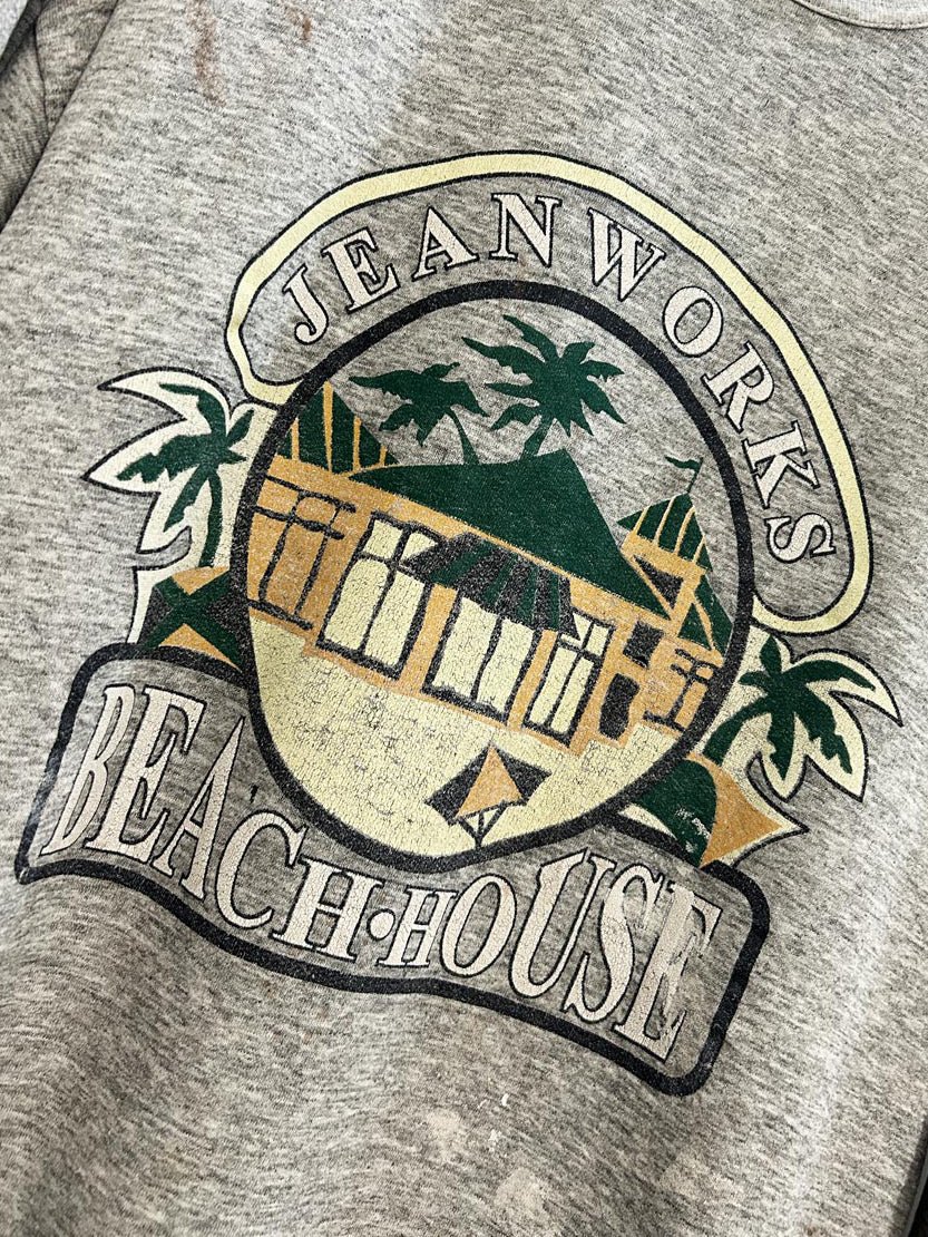 vintage 90s jean works crewneck sweatshirt - good market thrift store