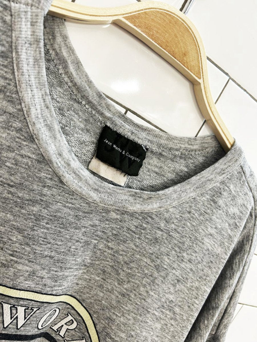 vintage 90s jean works crewneck sweatshirt - good market thrift store