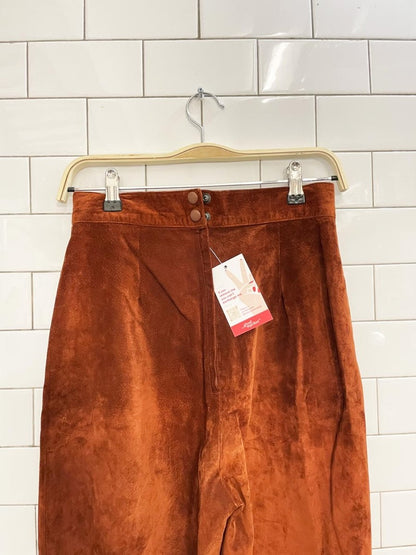 vintage danier high rise suede pants - good market thrift store