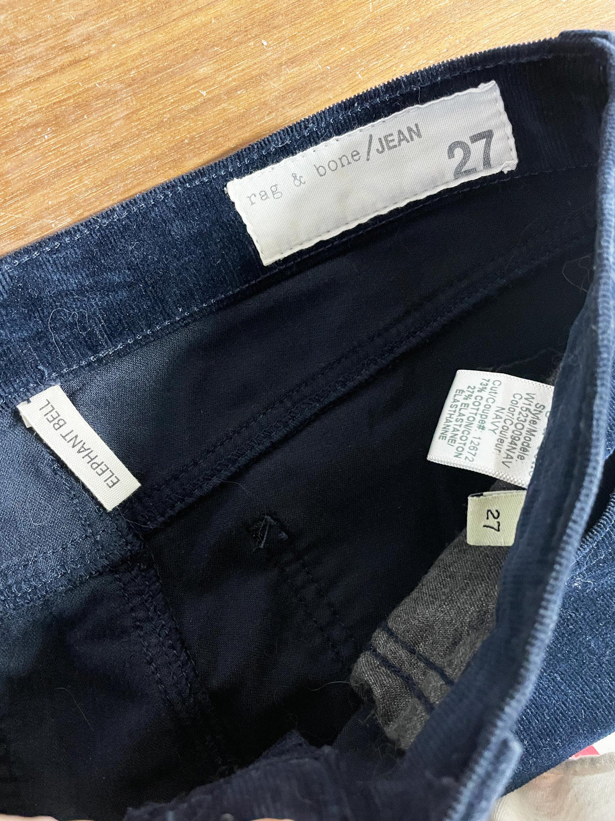 rag & bone elephant bell low rise corduroy flare leg pants | aritzia