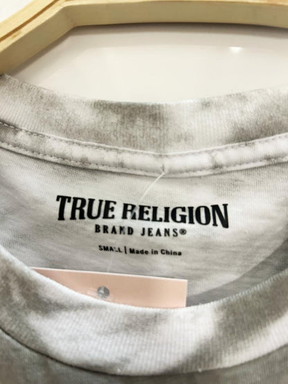 y2k true religion tie dye logo tee - good market thrift store