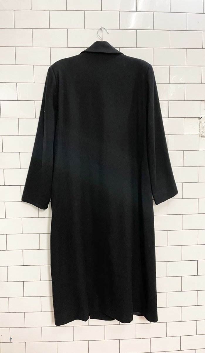 vintage pendleton 100% wool lightweight long coat - good market thrift store