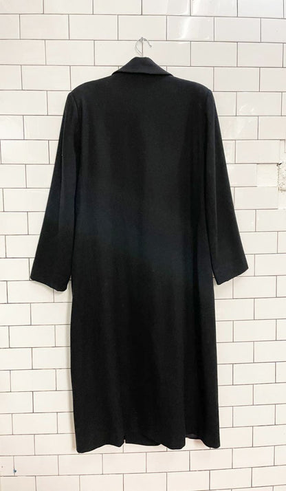 vintage pendleton 100% wool lightweight long coat - good market thrift store