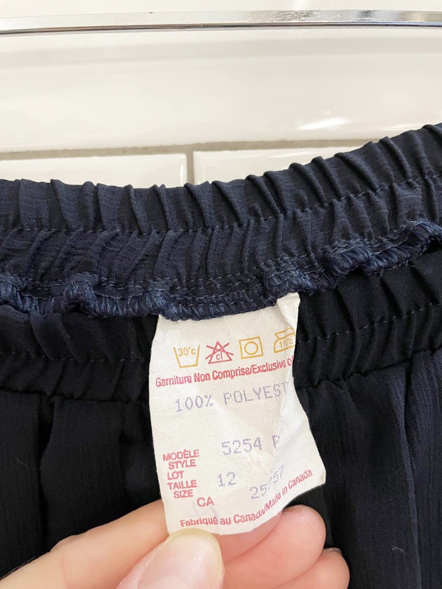 vintage pleated midi skirt - good market thrift store