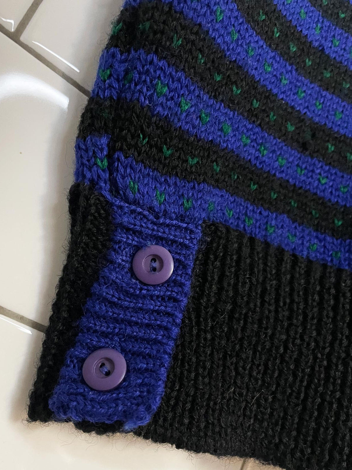 vintage j christopher 100% wool striped sweater vest