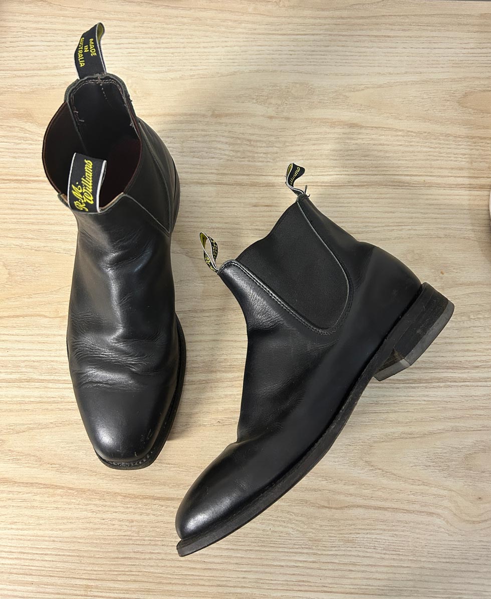 r.m williams made in aus oil resistant leather boots - good market thrift store