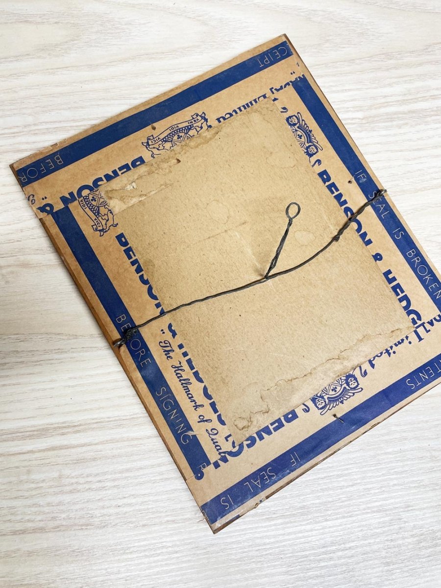 vintage handmade embroidered flower bouquet framed art - good market thrift store