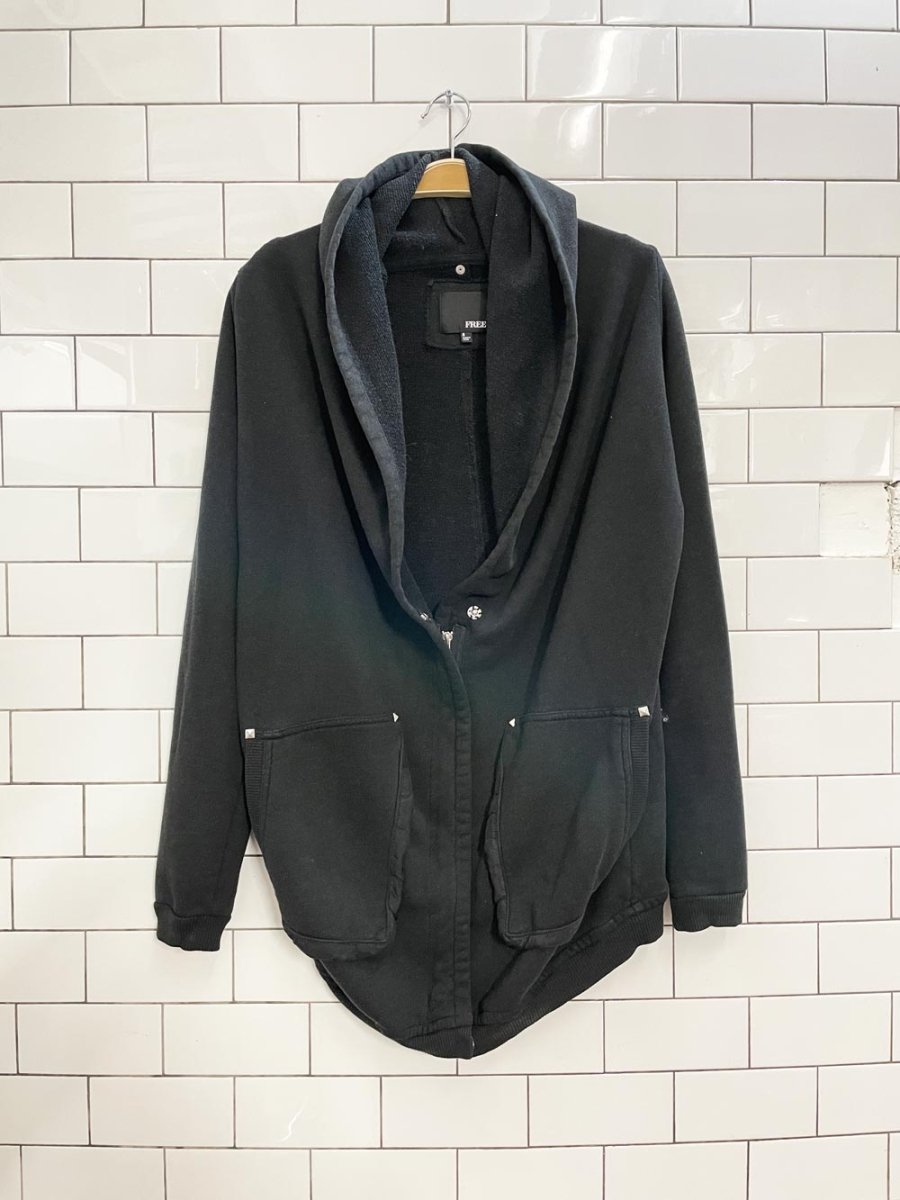 wilfred free rousseau biker sweatshirt cardigan - good market thrift store