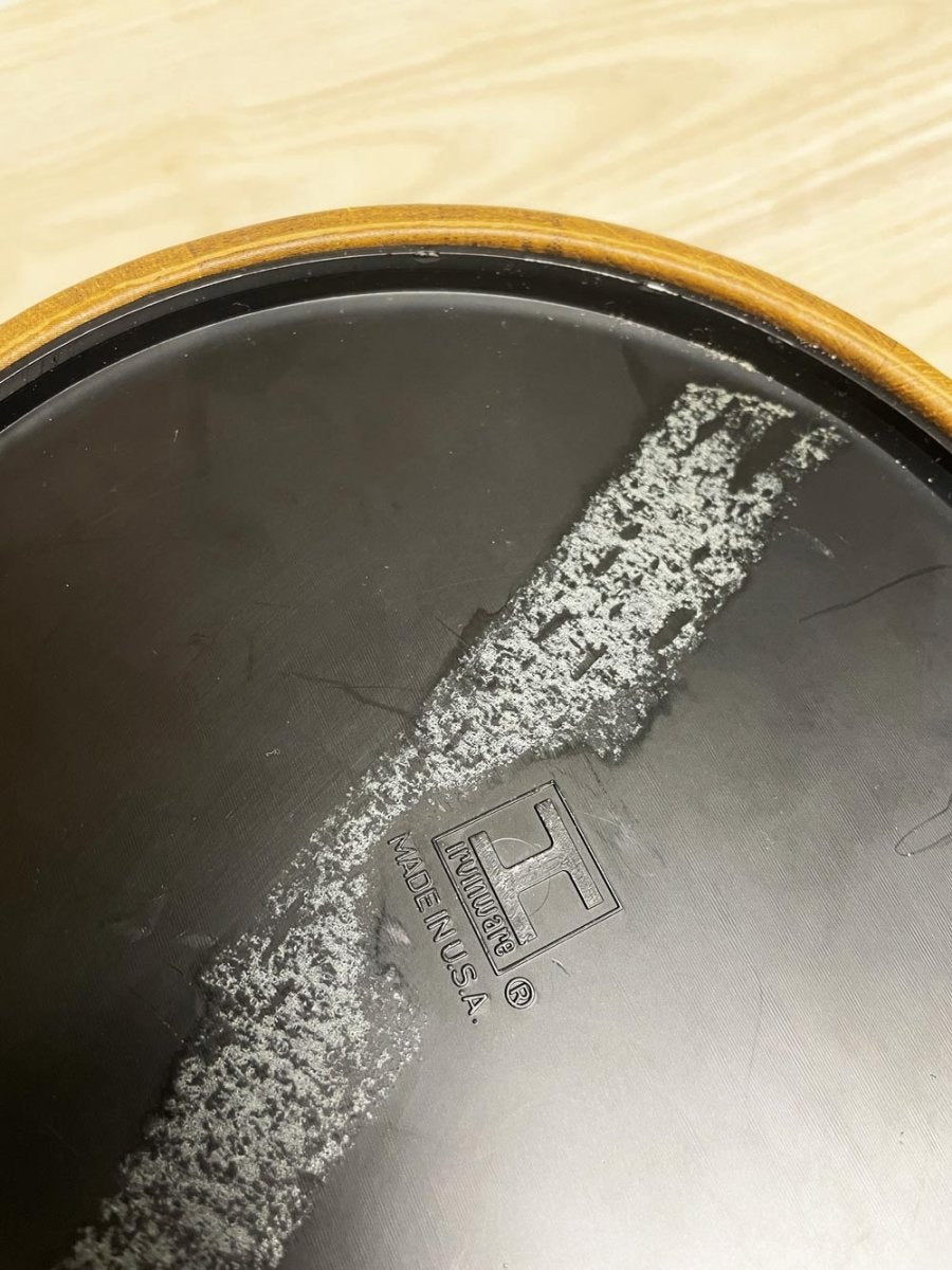 vintage 60s irvingware wood panel ice bucket - good market thrift store