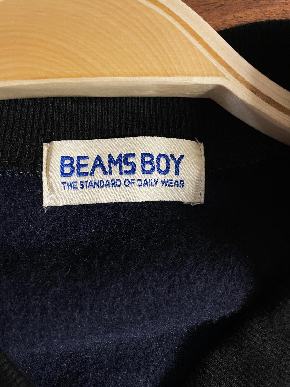 champion x beams boy two-tone fleece bomber jacket