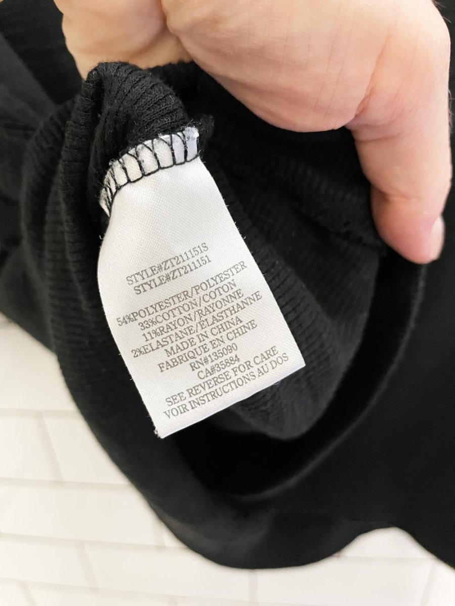 z supply oversized flutter sleeve ribbed tee - good market thrift store