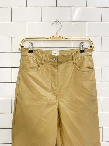 wilfred the melina high rise faux leather pant - good market thrift store